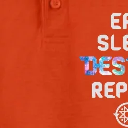 Eat Sleep Destiny Repeat Gift Gamers Gift Video Games Gaming Gift Dry Zone Grid Performance Polo