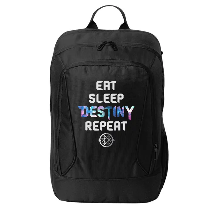 Eat Sleep Destiny Repeat Gift Gamers Gift Video Games Gaming Gift City Backpack