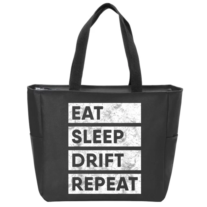 Eat Sleep Drift Repeat Car Drifting Tokyo JDM Zip Tote Bag