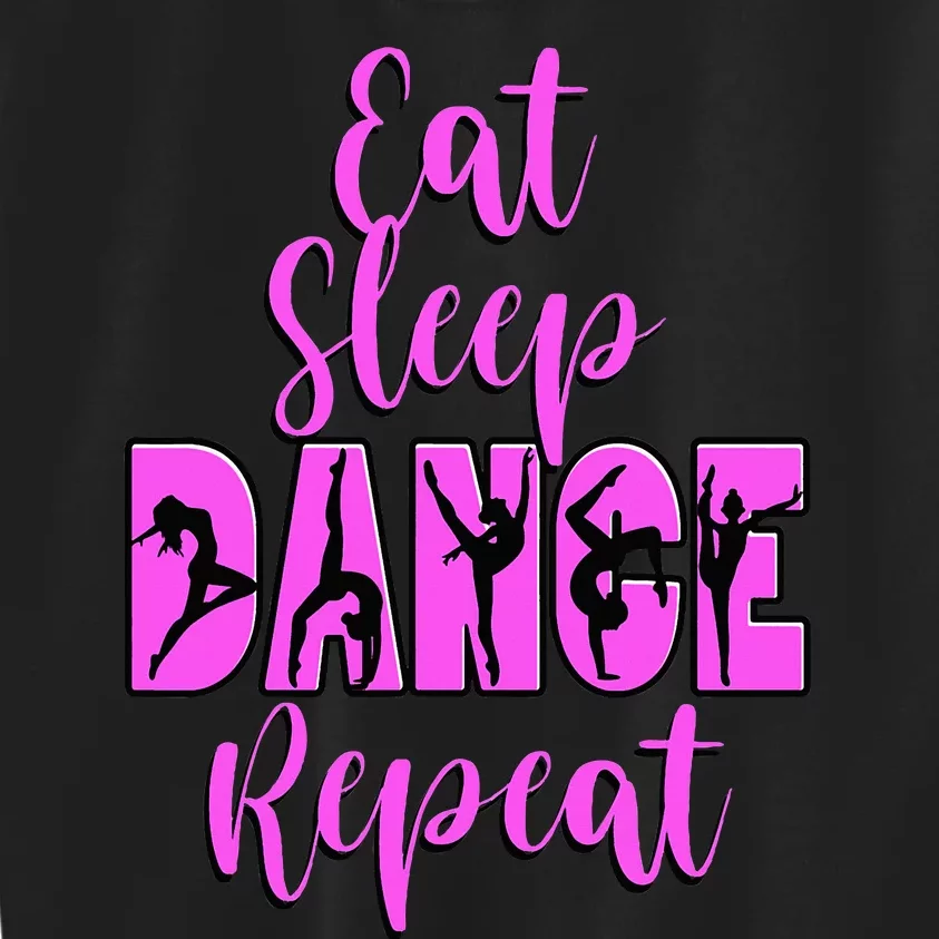 Eat Sleep Dance Repeat Dance Inspired Mum Girl Music Kids Sweatshirt