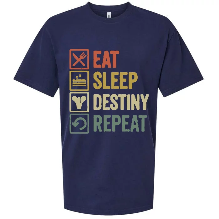 Eat Sleep Destiny Repeat Sueded Cloud Jersey T-Shirt