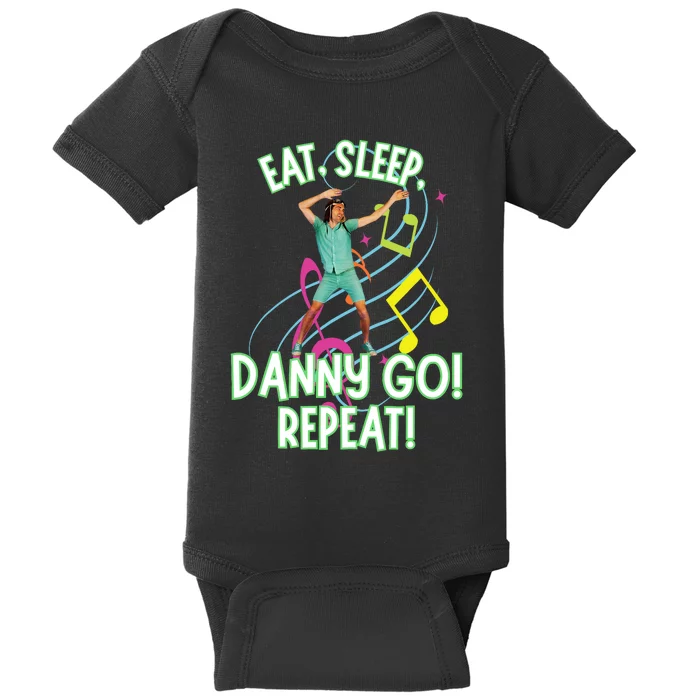 Eat Sleep Danny Go! Repeat Danny Go Adventure Baby Bodysuit