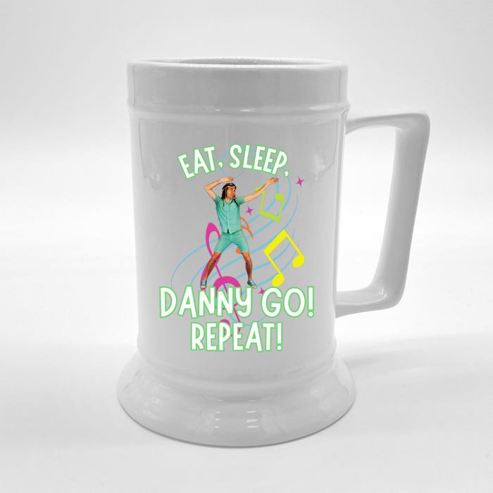 Eat Sleep Danny Go! Repeat Danny Go Adventure Front & Back Beer Stein