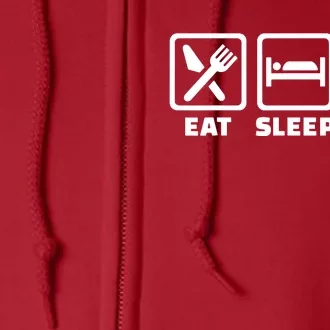 Eat Sleep Drum Full Zip Hoodie