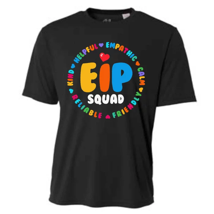 EIP Squad Early Intervention Program Intervention ECSE Team Cooling Performance Crew T-Shirt