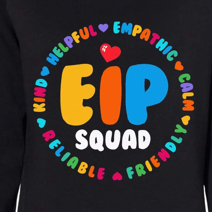 EIP Squad Early Intervention Program Intervention ECSE Team Womens California Wash Sweatshirt