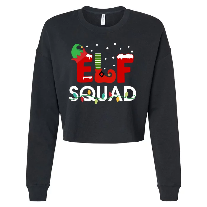 Elf Squad Cropped Pullover Crew