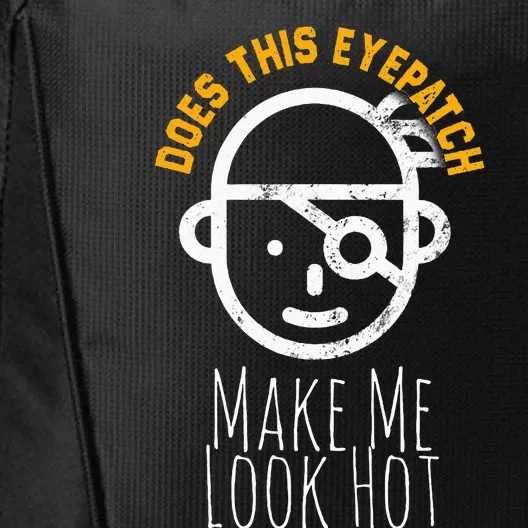 Eye Surgery Eyepatch Hot Patient Funny Injury Recovery City Backpack