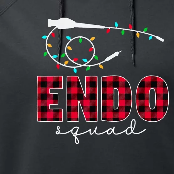 Endo Squad Endoscopy Endo Nurse Tech Christmas Performance Fleece Hoodie