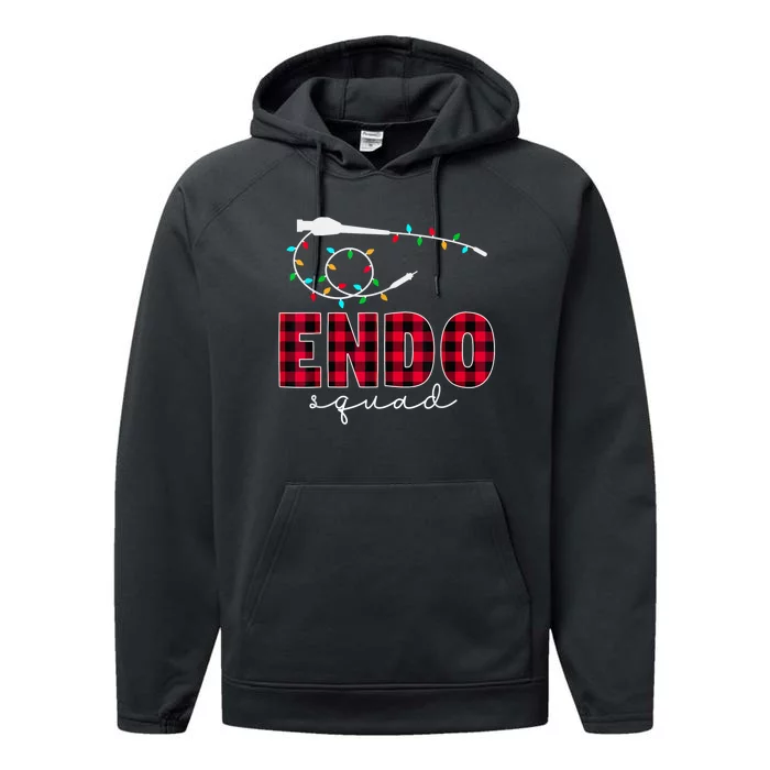 Endo Squad Endoscopy Endo Nurse Tech Christmas Performance Fleece Hoodie