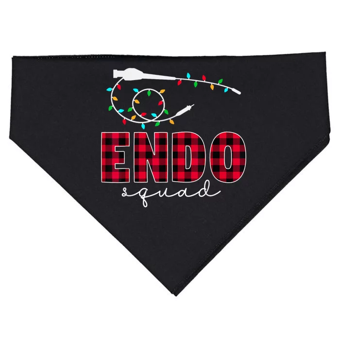 Endo Squad Endoscopy Endo Nurse Tech Christmas USA-Made Doggie Bandana