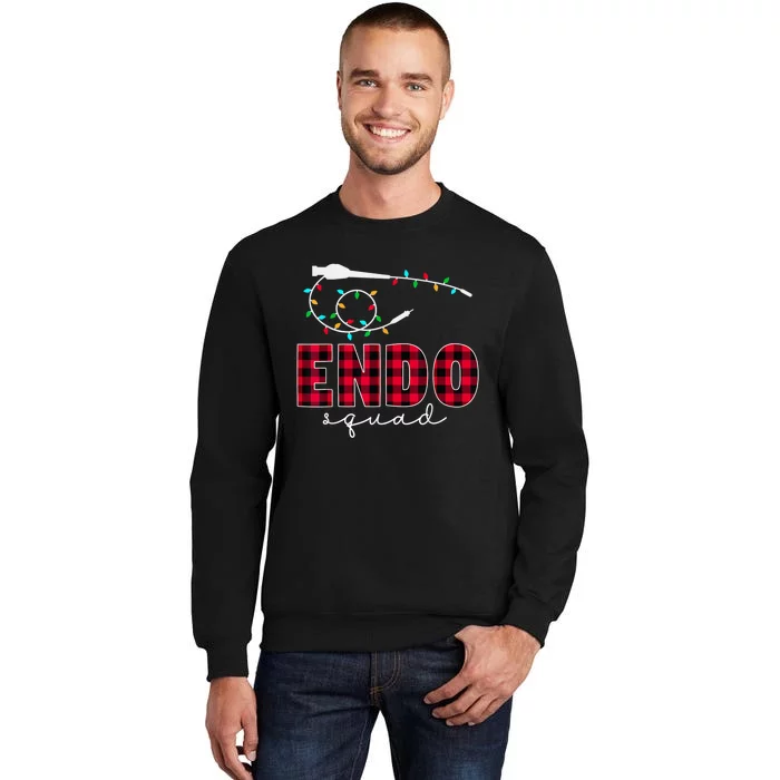 Endo Squad Endoscopy Endo Nurse Tech Christmas Tall Sweatshirt