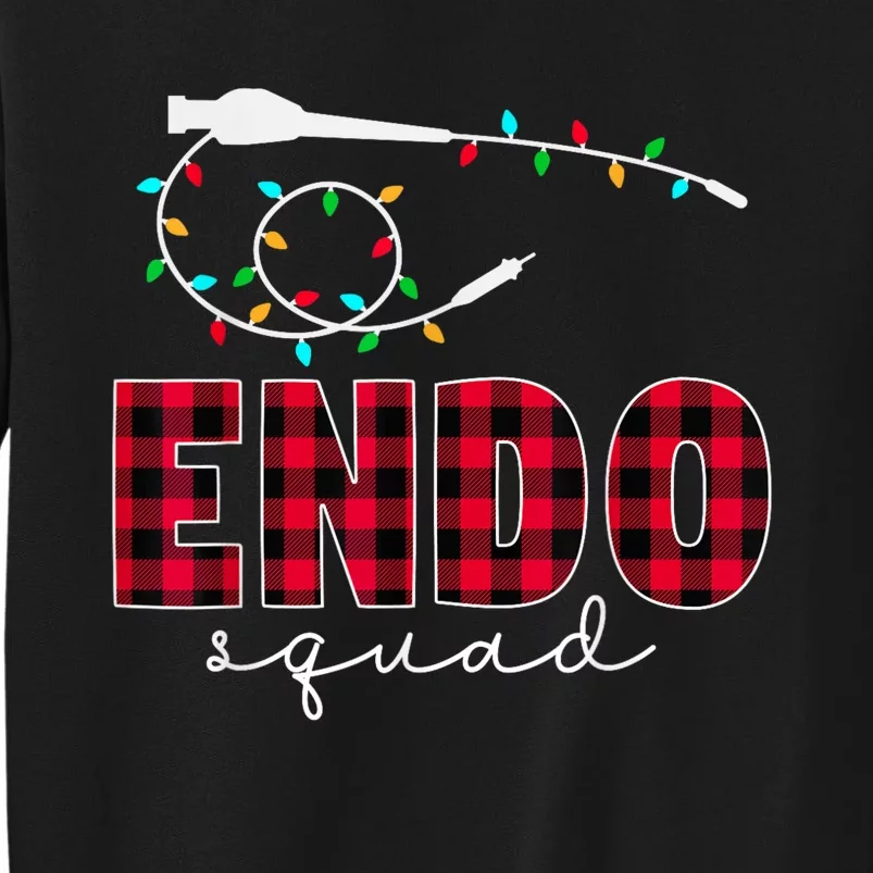 Endo Squad Endoscopy Endo Nurse Tech Christmas Tall Sweatshirt