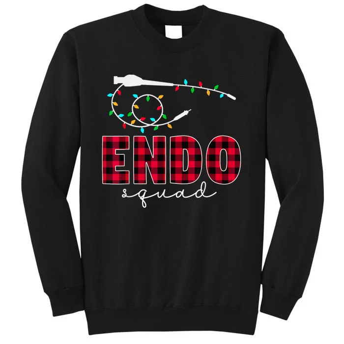 Endo Squad Endoscopy Endo Nurse Tech Christmas Tall Sweatshirt