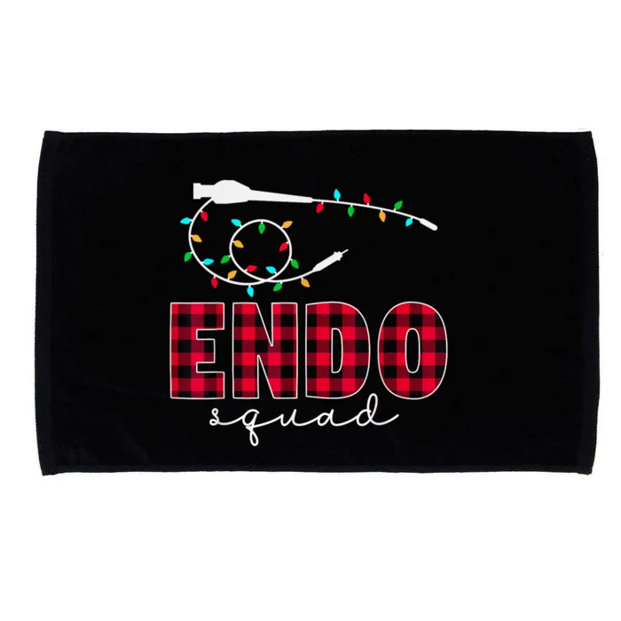 Endo Squad Endoscopy Endo Nurse Tech Christmas Microfiber Hand Towel