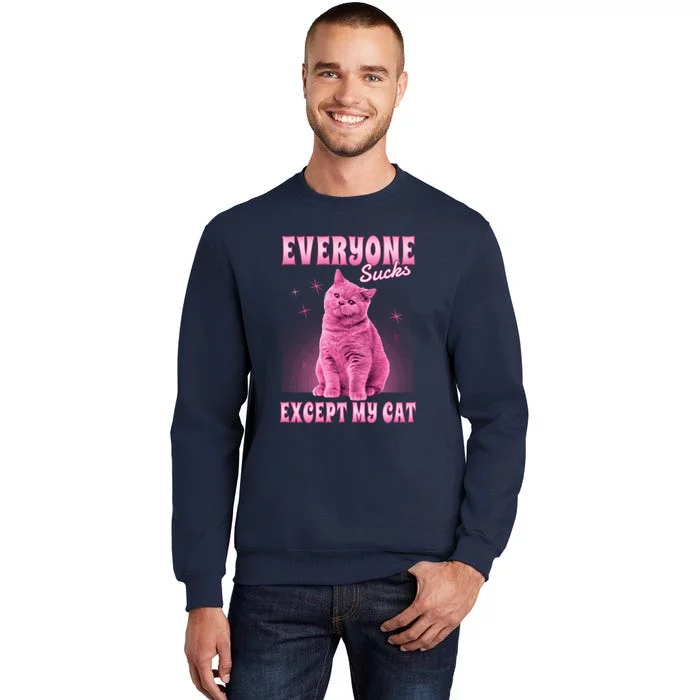 Everyone Sucks Except My Cat Sweatshirt