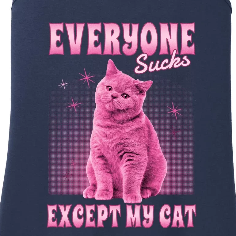 Everyone Sucks Except My Cat Ladies Essential Tank