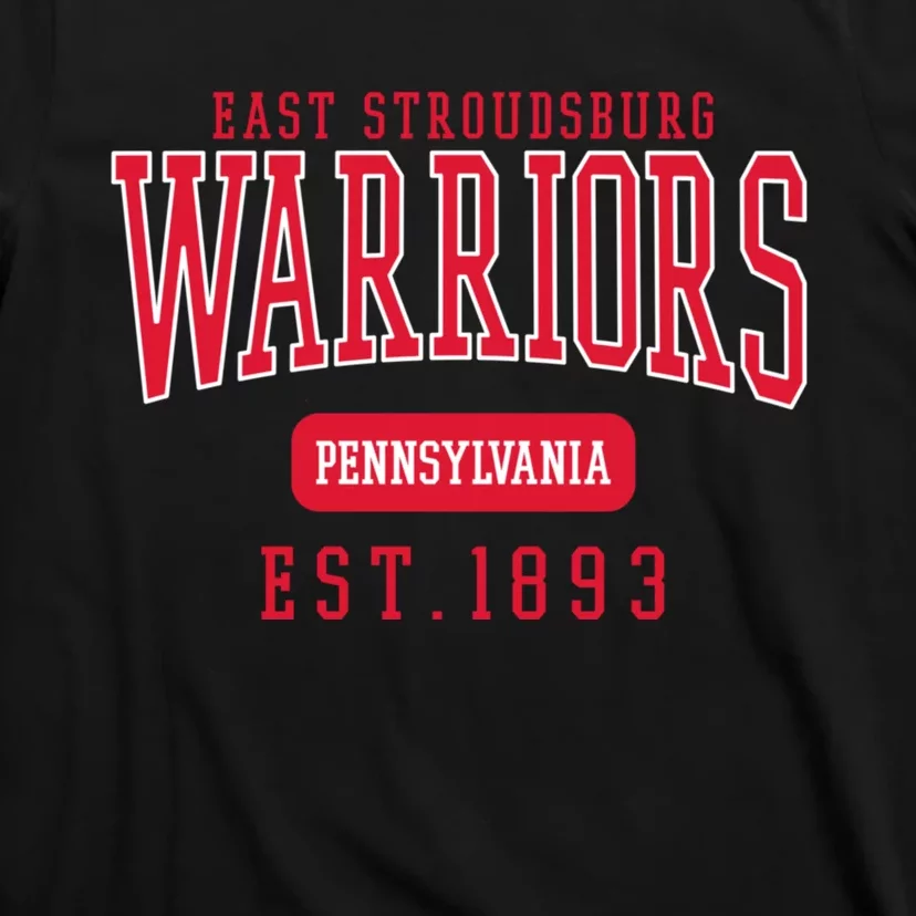 East Stroudsburg ESU Warriors Est. Date T-Shirt