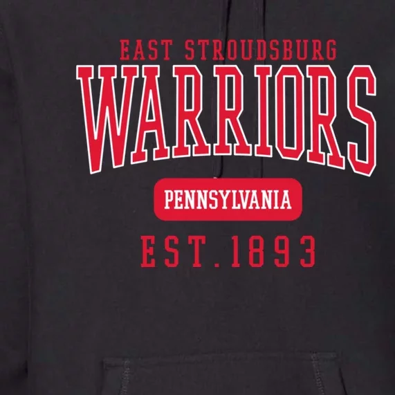 East Stroudsburg ESU Warriors Est. Date Premium Hoodie