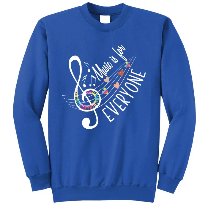 Education School Educator Gift Music Teacher Great Gift Tall Sweatshirt