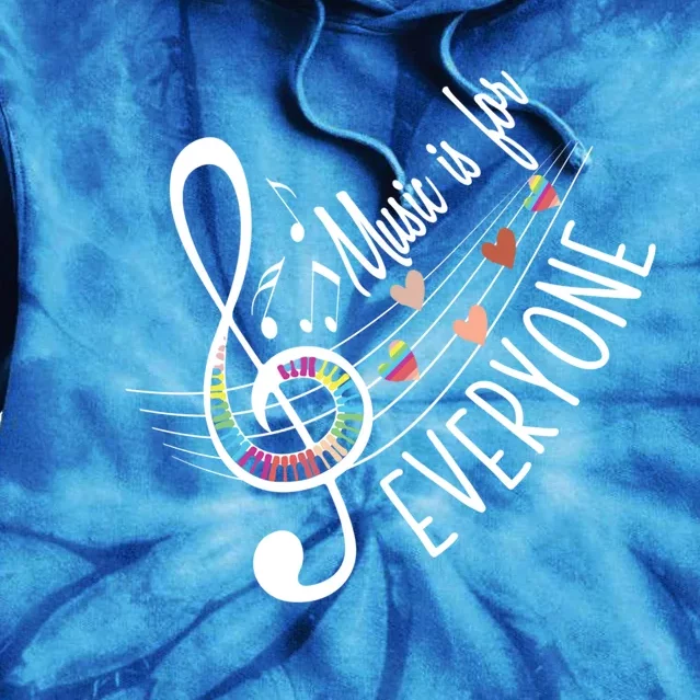 Education School Educator Gift Music Teacher Great Gift Tie Dye Hoodie