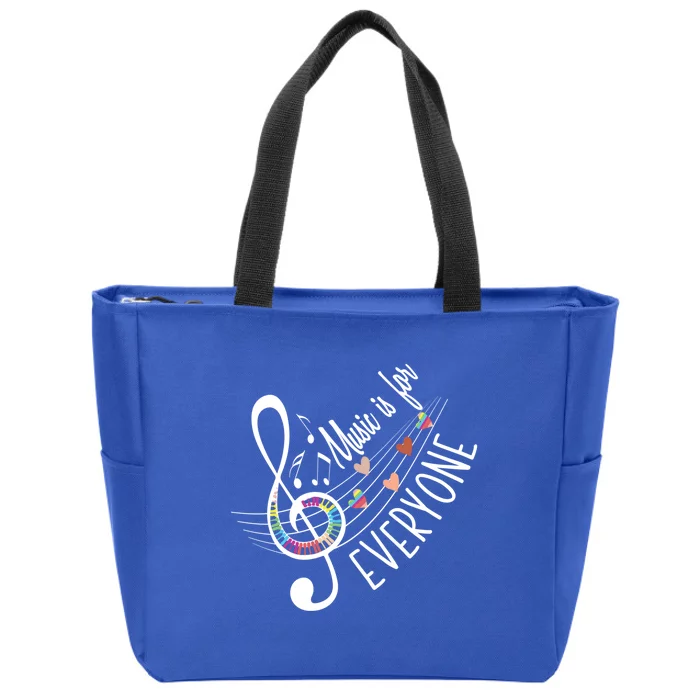 Education School Educator Gift Music Teacher Great Gift Zip Tote Bag