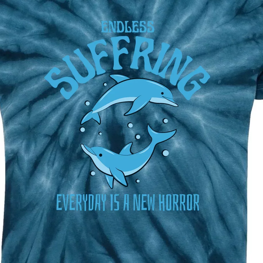 Endless Suffering Everyday Is A New Horror Kids Tie-Dye T-Shirt