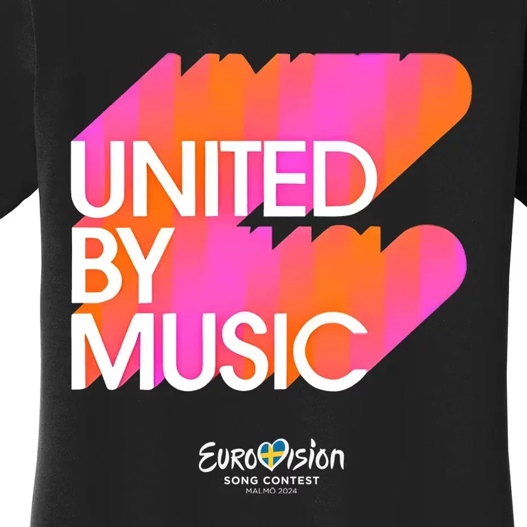 Eurovision Song Eurovision 2024 United By Music Women's T-Shirt