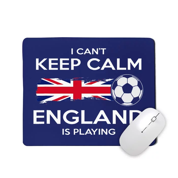 England Soccer English Player Flag Ball Mousepad