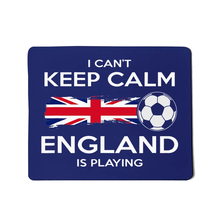 England Soccer English Player Flag Ball Mousepad