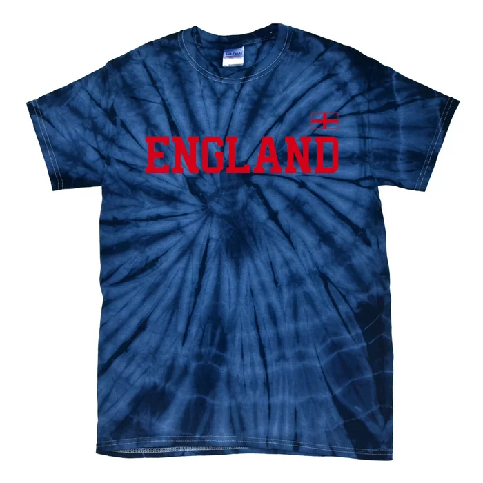 English Soccer English Flag Tie-Dye T-Shirt