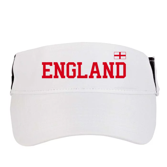 English Soccer English Flag Adult Drive Performance Visor