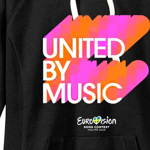 Eurovision Song Eurovision 2024 United By Music Women's Fleece Hoodie