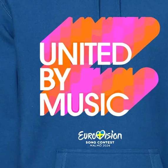 Eurovision Song Eurovision 2024 United By Music Premium Hoodie