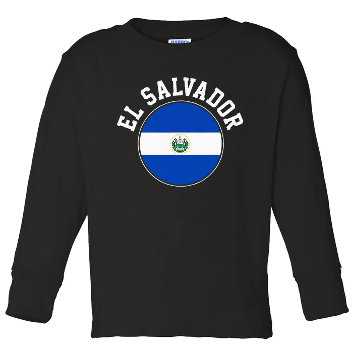 El Salvador Toddler Long Sleeve Shirt