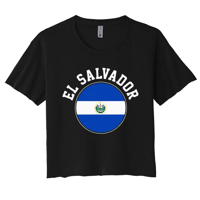 El Salvador Women's Crop Top Tee