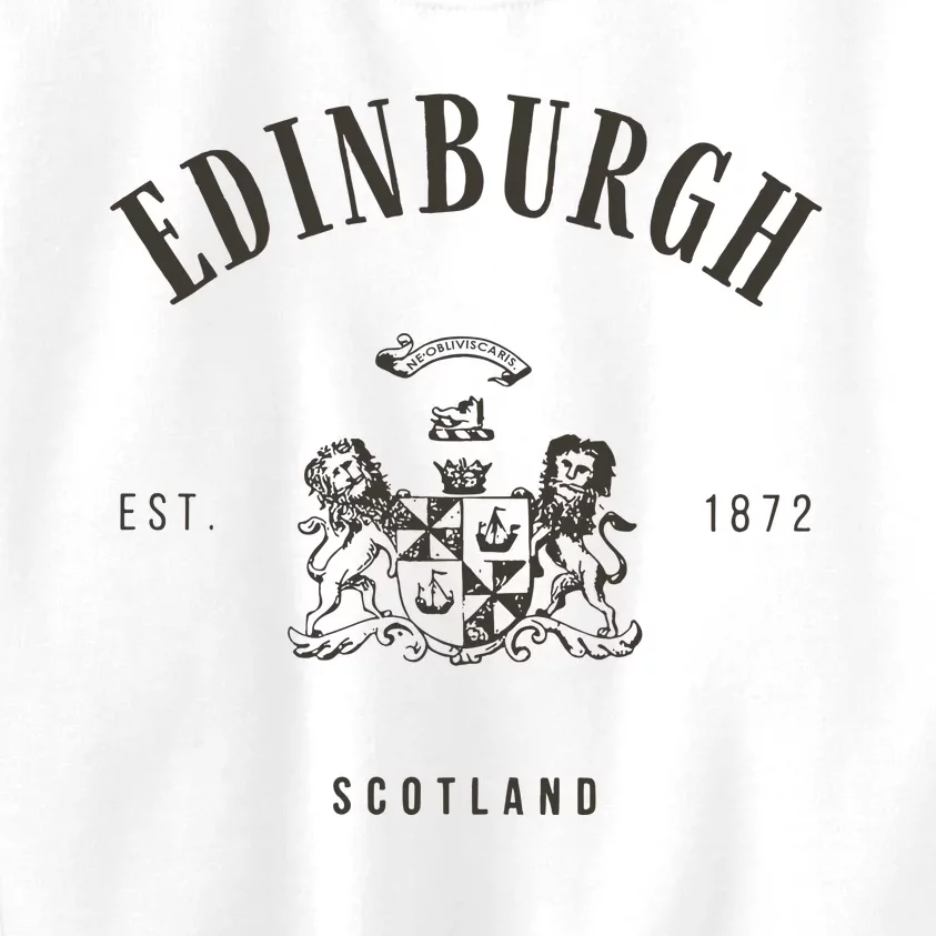 Edinburgh Scotland Kids Sweatshirt