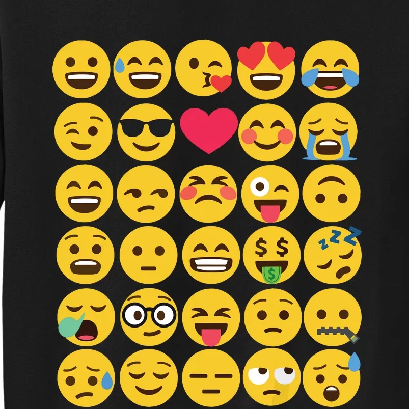 Emoticon Set Sweatshirt