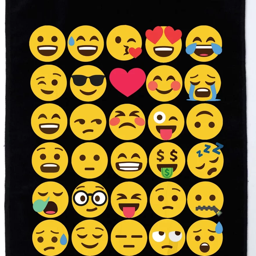 Emoticon Set Platinum Collection Golf Towel