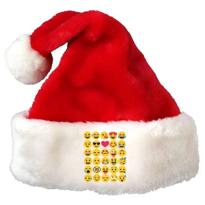 Emoticon Set Premium Christmas Santa Hat