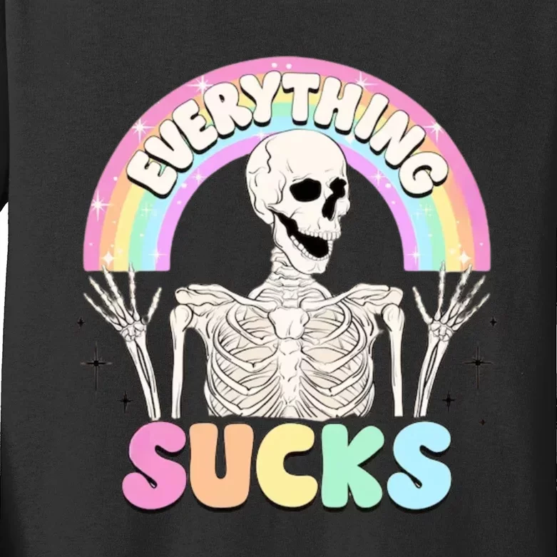 Everything Sucks Kids Long Sleeve Shirt