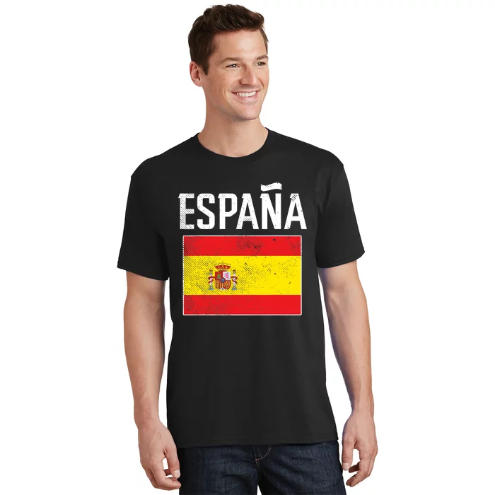 Espana Spain Flag Spanish Soccer Boys T-Shirt