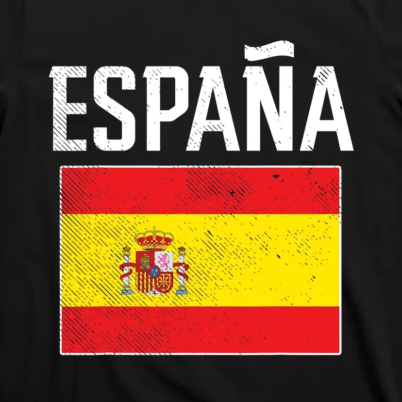 Espana Spain Flag Spanish Soccer Boys T-Shirt