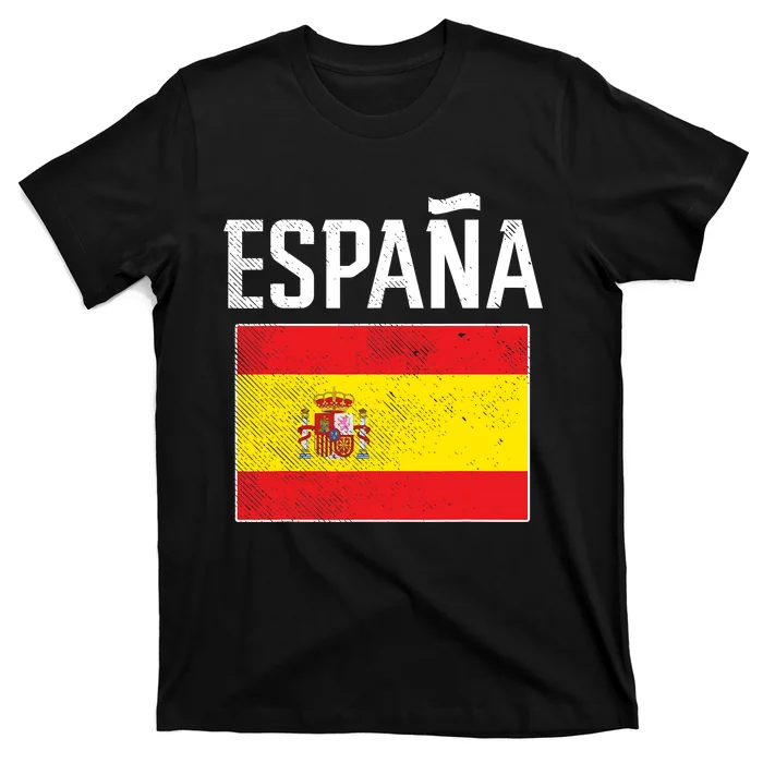 Espana Spain Flag Spanish Soccer Boys T-Shirt