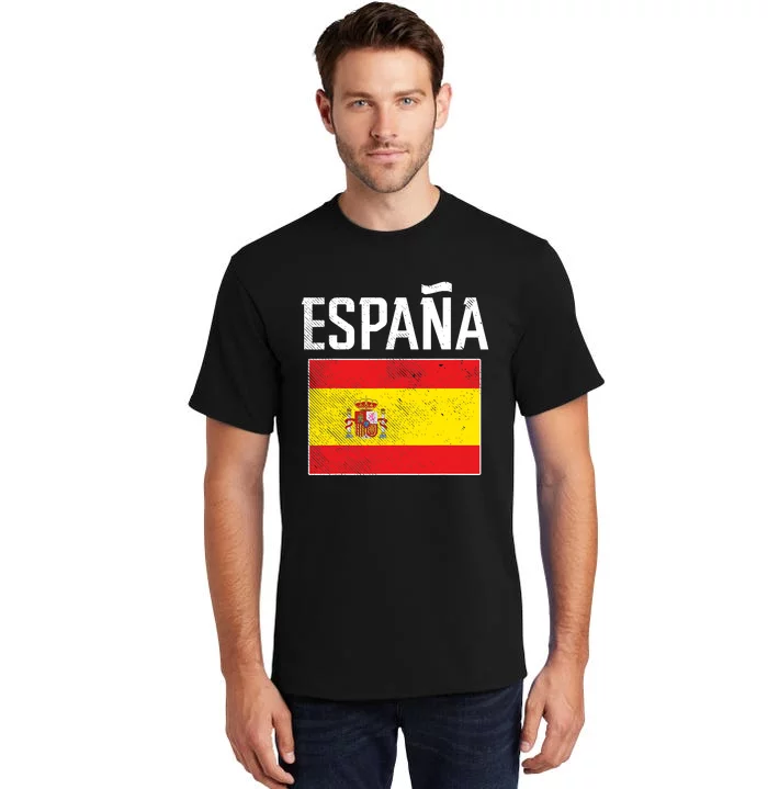 Espana Spain Flag Spanish Soccer Boys Tall T-Shirt