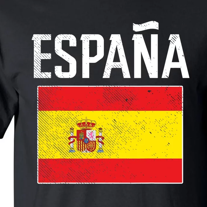 Espana Spain Flag Spanish Soccer Boys Tall T-Shirt