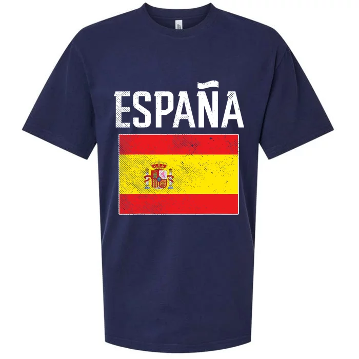 Espana Spain Flag Spanish Soccer Boys Sueded Cloud Jersey T-Shirt