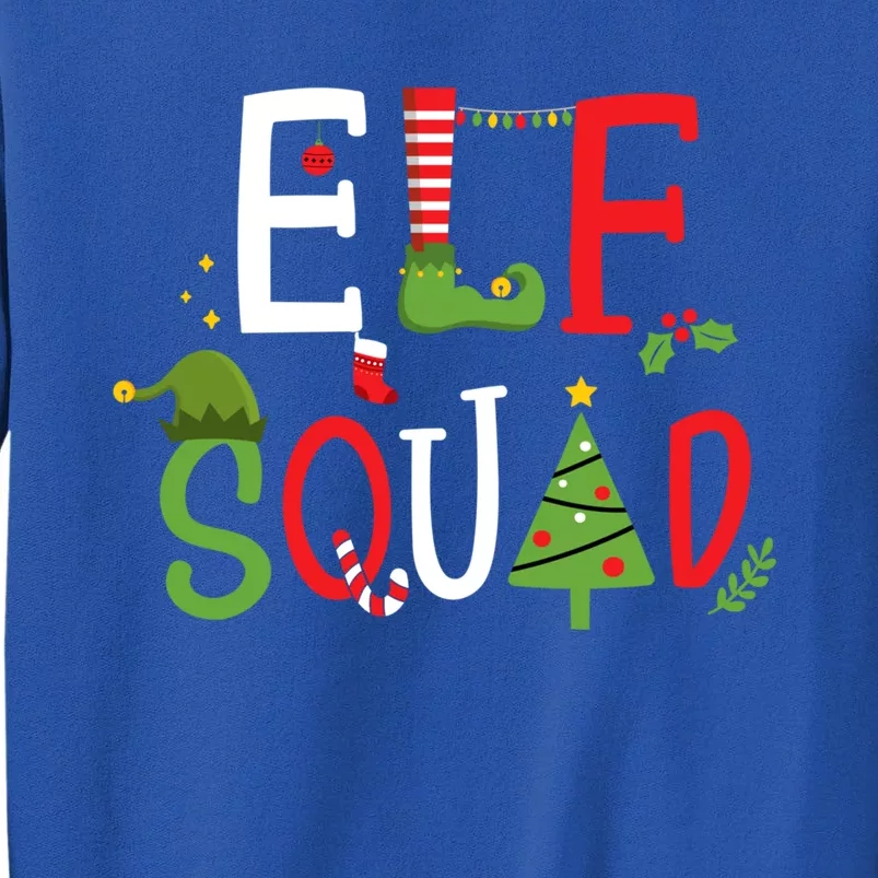 Elf Squad For Family Christmas Pajamas Or Xmas Pj Costume Meaningful Gift Tall Sweatshirt