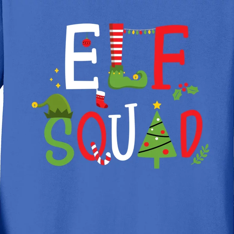 Elf Squad For Family Christmas Pajamas Or Xmas Pj Costume Meaningful Gift Kids Long Sleeve Shirt