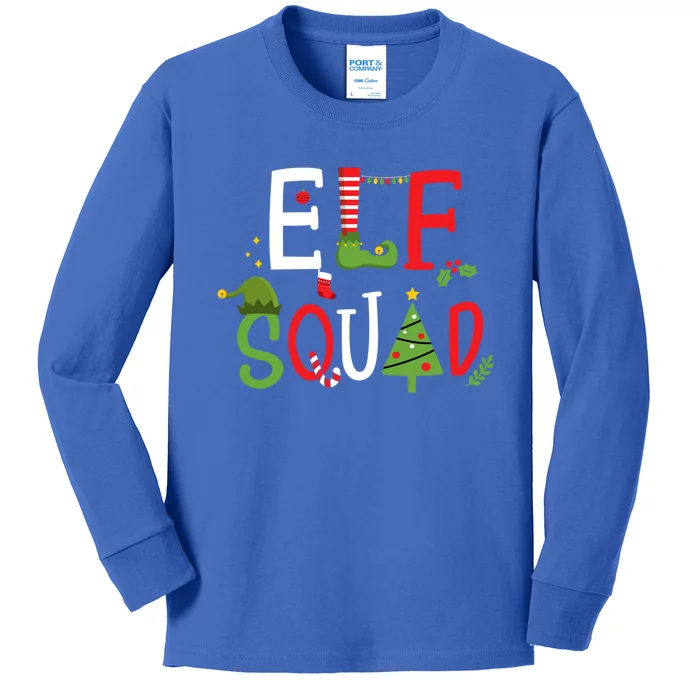 Elf Squad For Family Christmas Pajamas Or Xmas Pj Costume Meaningful Gift Kids Long Sleeve Shirt